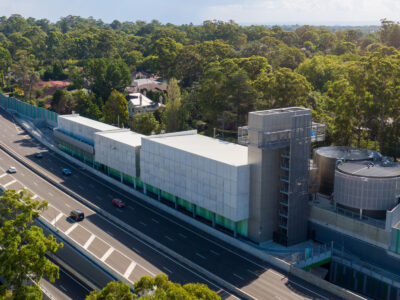 NorthConnex Ventilation Facility by Evolution Precast Systems Precast Concrete Sydney